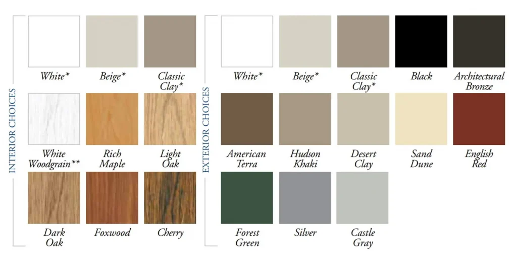 interior color choices for windows
